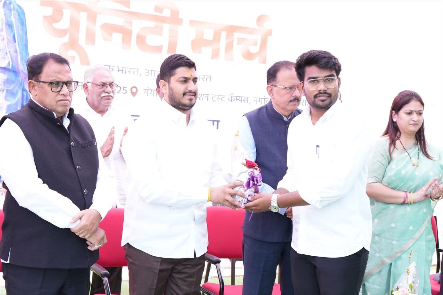 Felicitation at the Sardar@150 Unity March